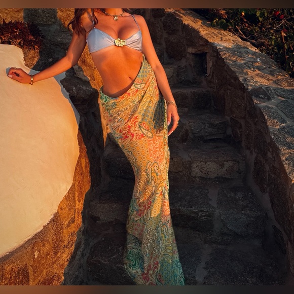 Bydee Athens Dress in Zephyrus, xs maxi extra small like new! - Picture 11 of 17